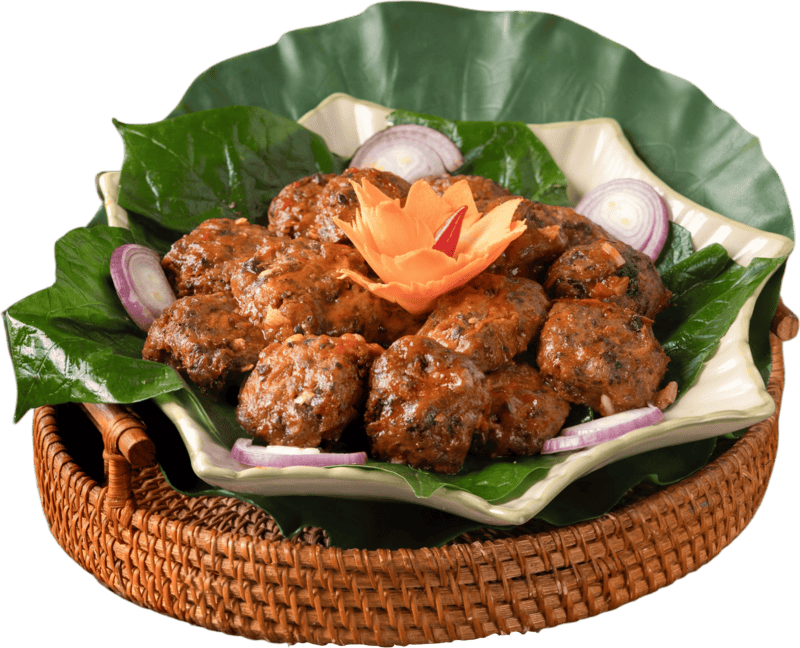 Chả ốc sốt chua chua
