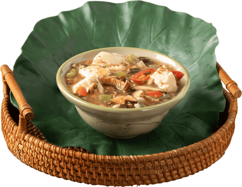 Đậu hũ non sốt nấm